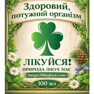 Безалкогольний бальзам "Здоровий, потужний організм" 🌿💪