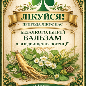 Безалкогольний бальзам для підвищення потенції