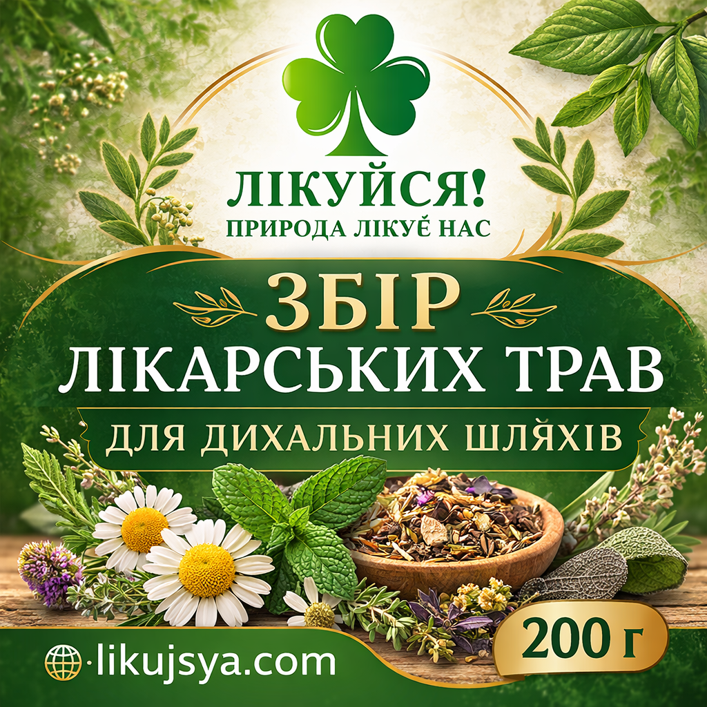 Збір лікарських трав для дихальних шляхів