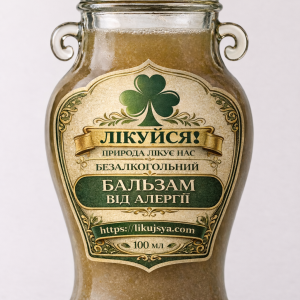 ЛІКУЙСЯ! Безалкогольний бальзам «Баланс і комфорт» (від алергії)